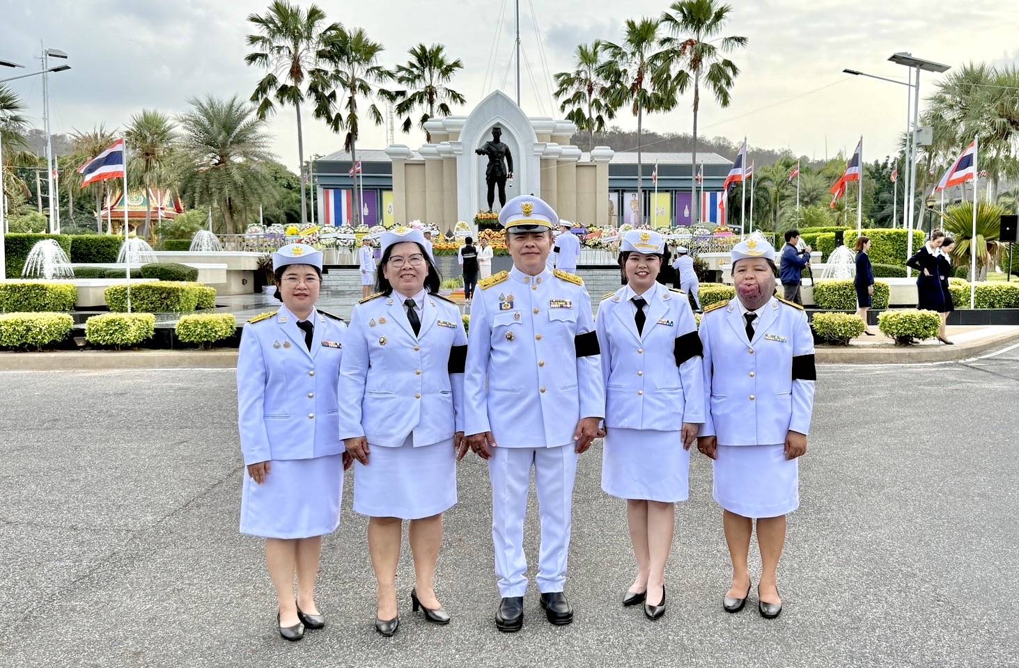 🤍🕊️ พช.ชลบุรี ร่วมพิธีวันคล้ายวันสวรรคตสมเด็จพระนเรศวรมหาราช ประจำปี 2569 🕊️🤍